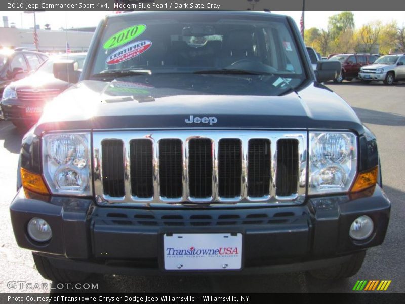 Modern Blue Pearl / Dark Slate Gray 2010 Jeep Commander Sport 4x4