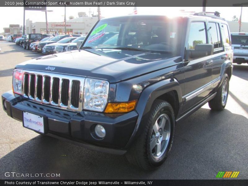 Modern Blue Pearl / Dark Slate Gray 2010 Jeep Commander Sport 4x4