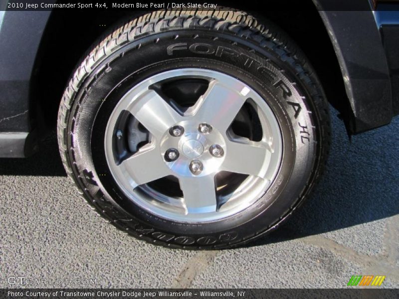 Modern Blue Pearl / Dark Slate Gray 2010 Jeep Commander Sport 4x4