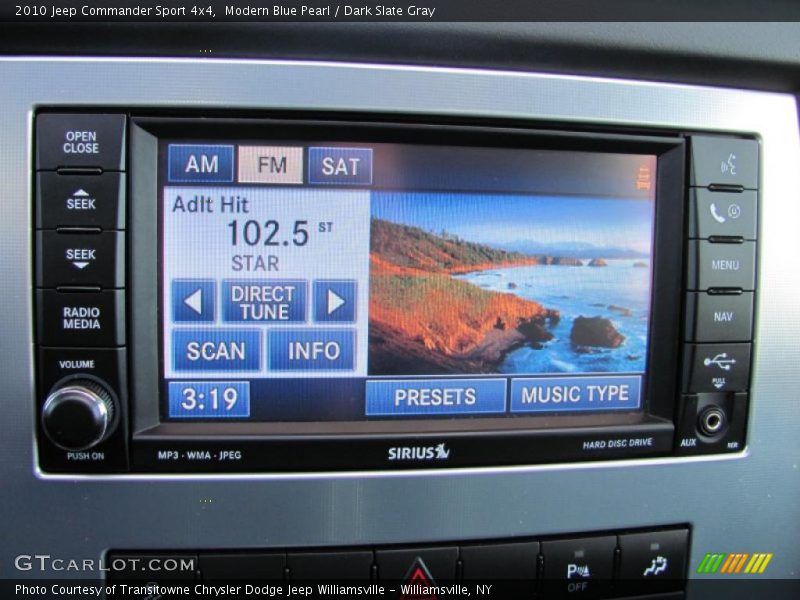 Modern Blue Pearl / Dark Slate Gray 2010 Jeep Commander Sport 4x4