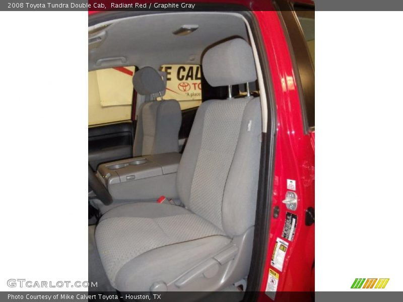 Radiant Red / Graphite Gray 2008 Toyota Tundra Double Cab