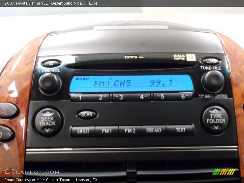 Desert Sand Mica / Taupe 2007 Toyota Sienna XLE