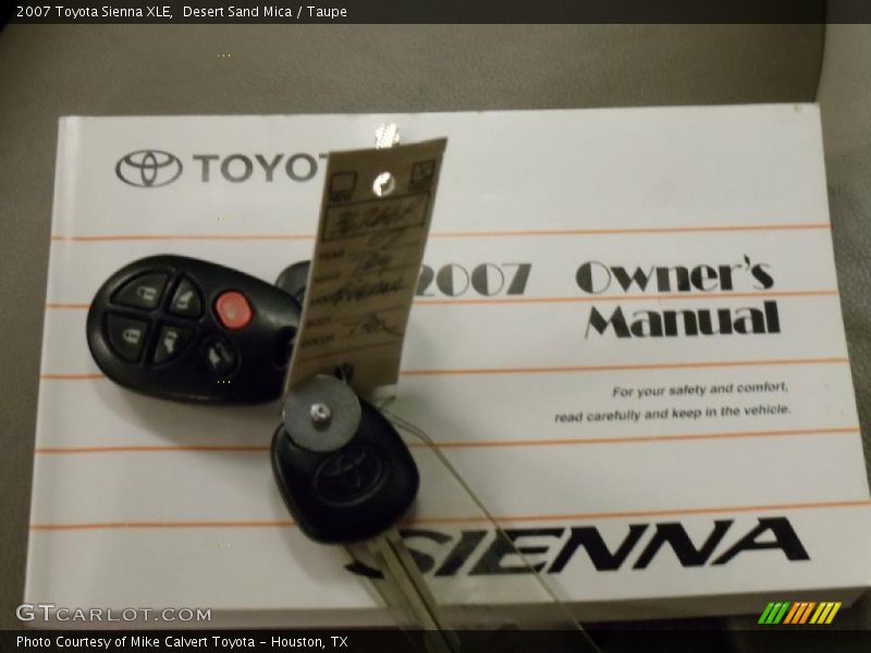 Desert Sand Mica / Taupe 2007 Toyota Sienna XLE