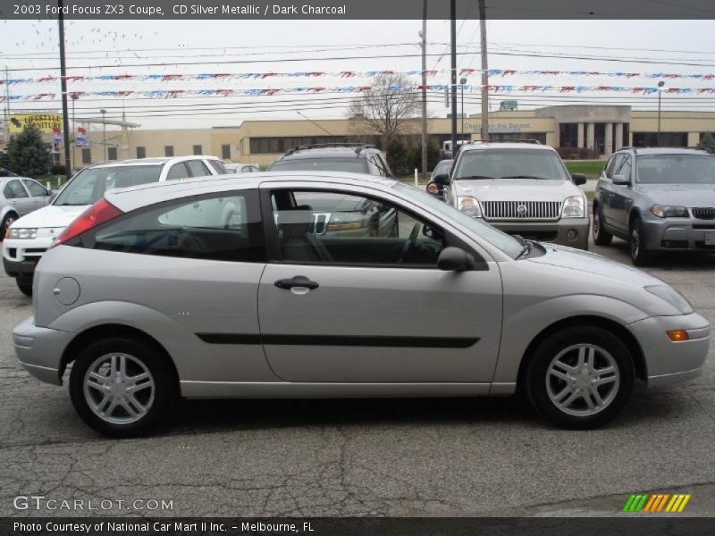 CD Silver Metallic / Dark Charcoal 2003 Ford Focus ZX3 Coupe