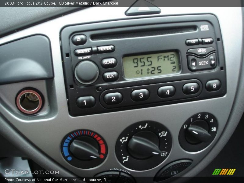 Controls of 2003 Focus ZX3 Coupe