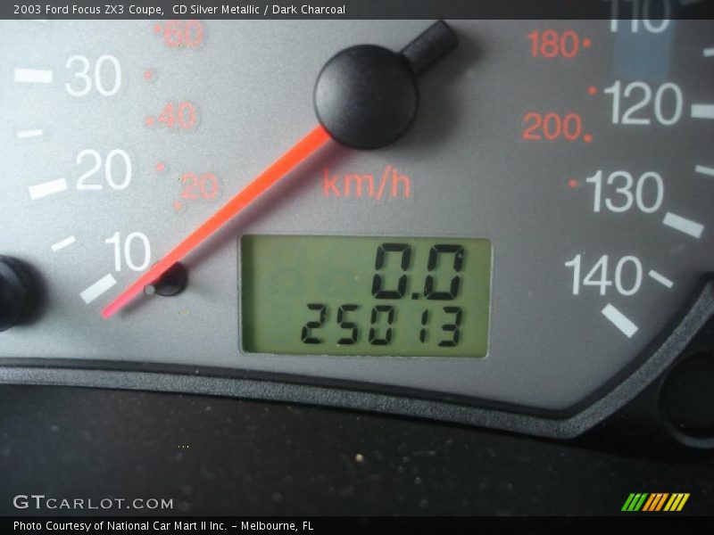 CD Silver Metallic / Dark Charcoal 2003 Ford Focus ZX3 Coupe
