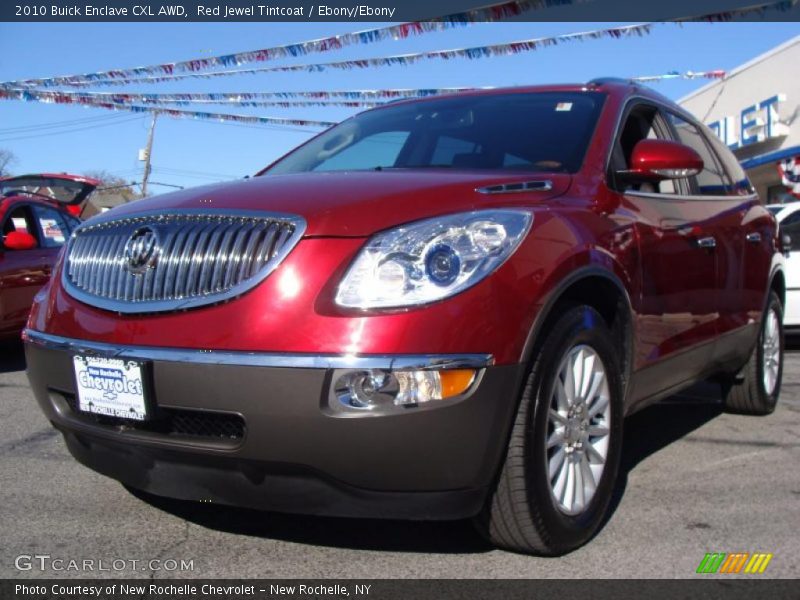 Red Jewel Tintcoat / Ebony/Ebony 2010 Buick Enclave CXL AWD