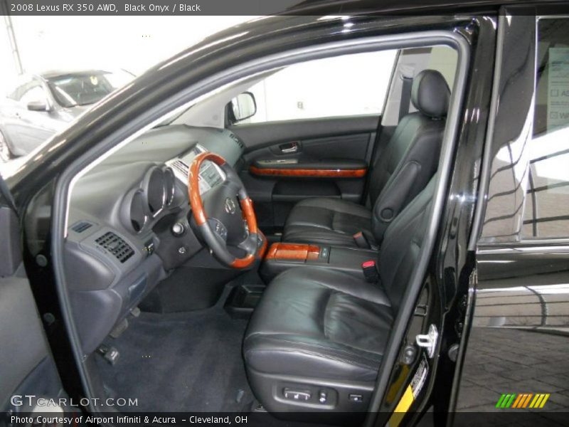 Black Onyx / Black 2008 Lexus RX 350 AWD