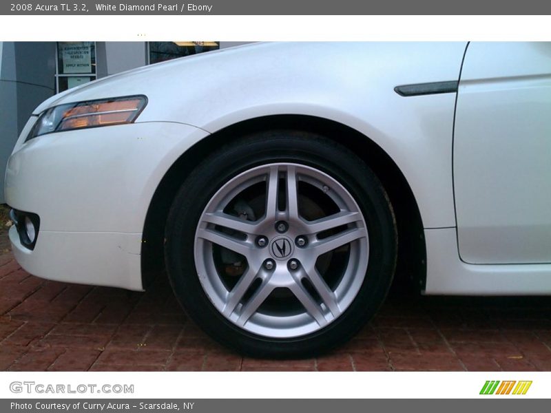 White Diamond Pearl / Ebony 2008 Acura TL 3.2
