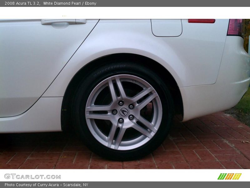 White Diamond Pearl / Ebony 2008 Acura TL 3.2