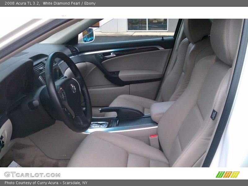 White Diamond Pearl / Ebony 2008 Acura TL 3.2