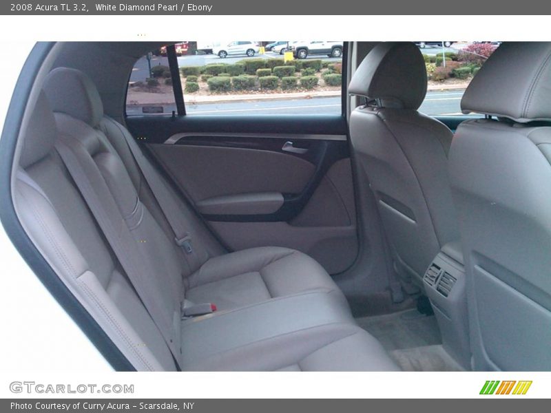 White Diamond Pearl / Ebony 2008 Acura TL 3.2