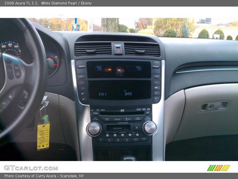 White Diamond Pearl / Ebony 2008 Acura TL 3.2