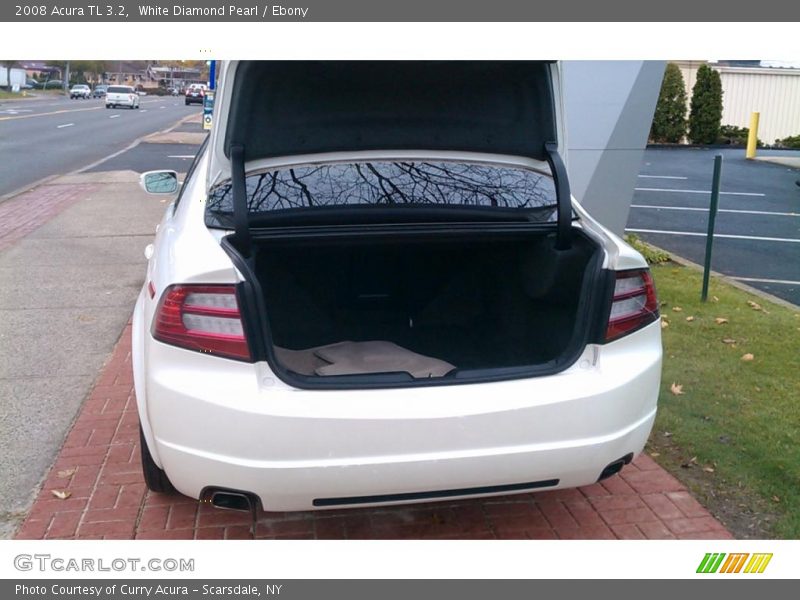 White Diamond Pearl / Ebony 2008 Acura TL 3.2