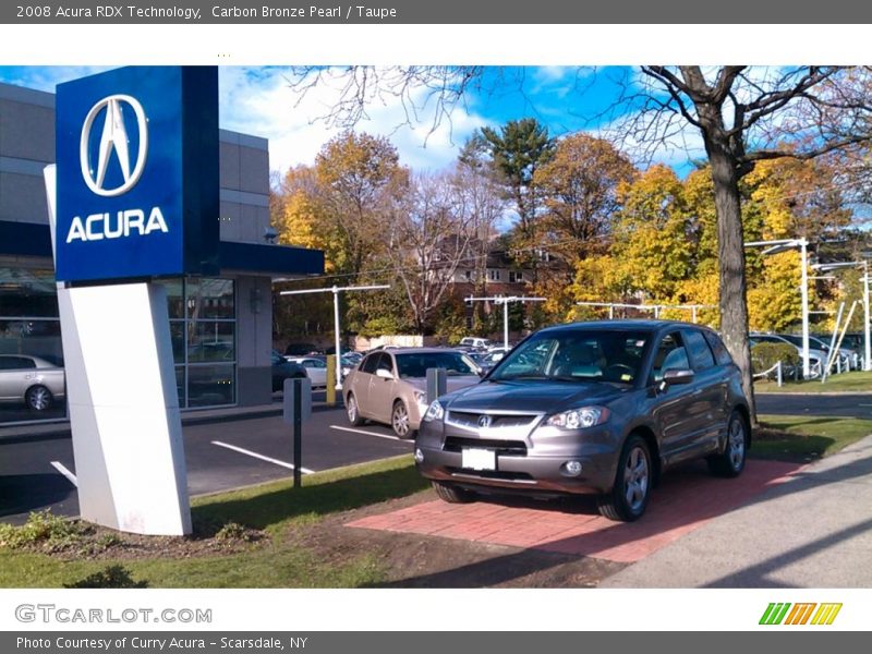 Carbon Bronze Pearl / Taupe 2008 Acura RDX Technology