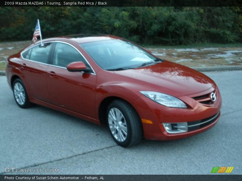 Sangria Red Mica / Black 2009 Mazda MAZDA6 i Touring
