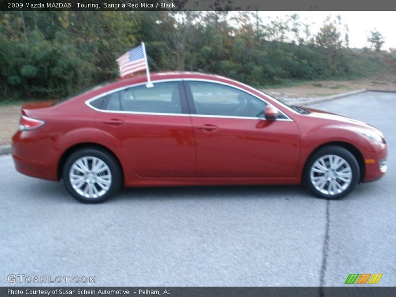 Sangria Red Mica / Black 2009 Mazda MAZDA6 i Touring