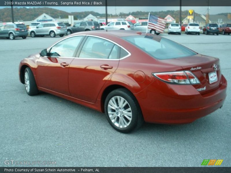 Sangria Red Mica / Black 2009 Mazda MAZDA6 i Touring