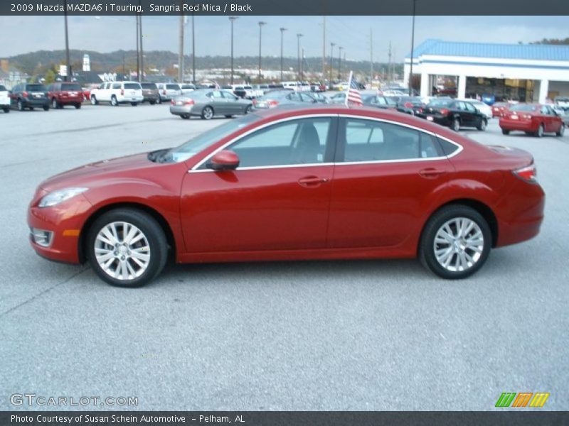 Sangria Red Mica / Black 2009 Mazda MAZDA6 i Touring
