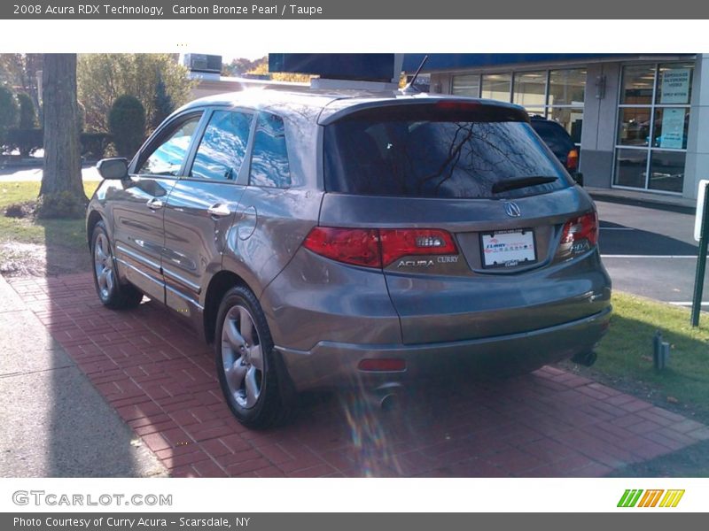 Carbon Bronze Pearl / Taupe 2008 Acura RDX Technology