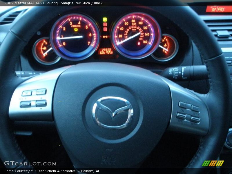 Sangria Red Mica / Black 2009 Mazda MAZDA6 i Touring