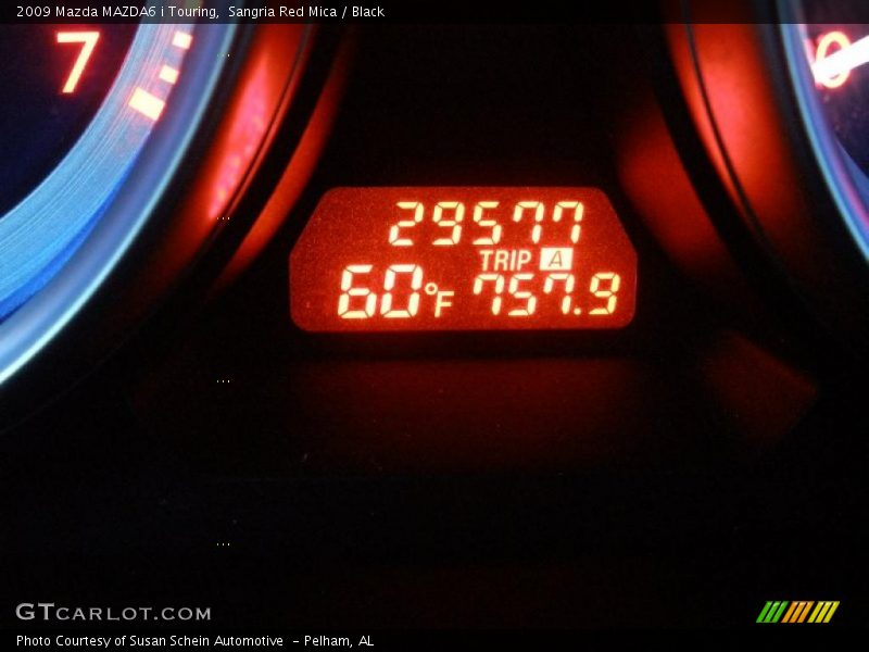 Sangria Red Mica / Black 2009 Mazda MAZDA6 i Touring