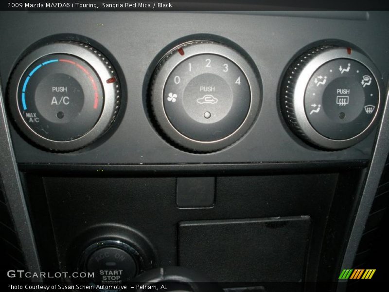 Sangria Red Mica / Black 2009 Mazda MAZDA6 i Touring