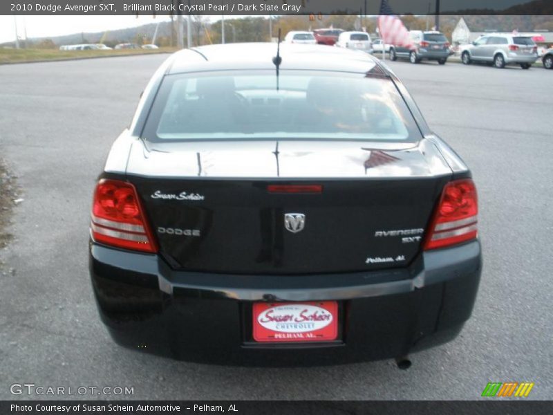 Brilliant Black Crystal Pearl / Dark Slate Gray 2010 Dodge Avenger SXT