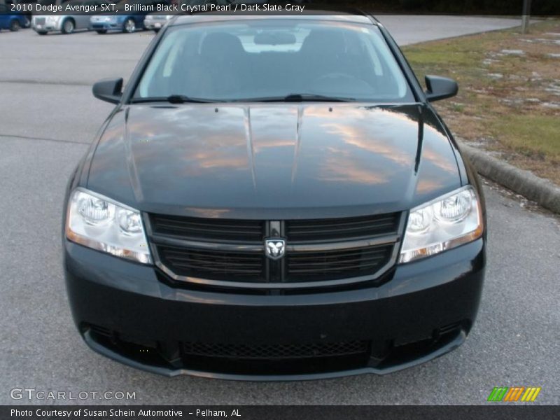 Brilliant Black Crystal Pearl / Dark Slate Gray 2010 Dodge Avenger SXT