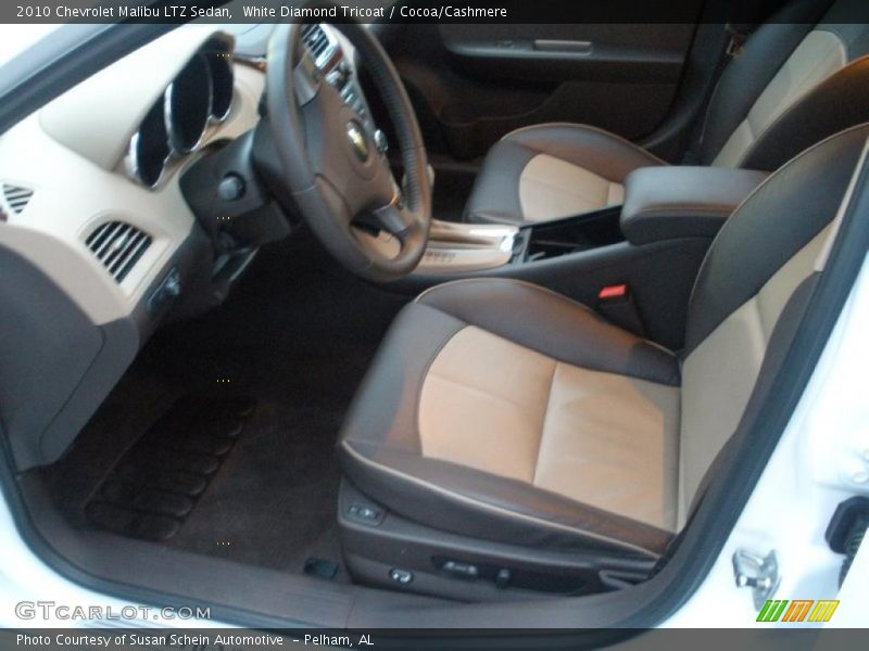  2010 Malibu LTZ Sedan Cocoa/Cashmere Interior