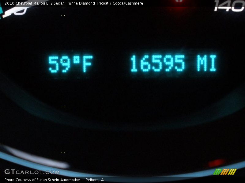 White Diamond Tricoat / Cocoa/Cashmere 2010 Chevrolet Malibu LTZ Sedan