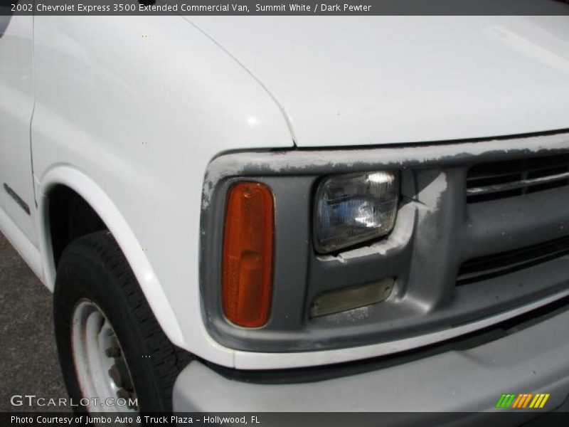 Summit White / Dark Pewter 2002 Chevrolet Express 3500 Extended Commercial Van