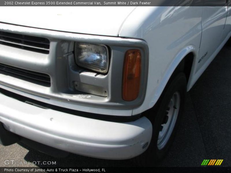 Summit White / Dark Pewter 2002 Chevrolet Express 3500 Extended Commercial Van