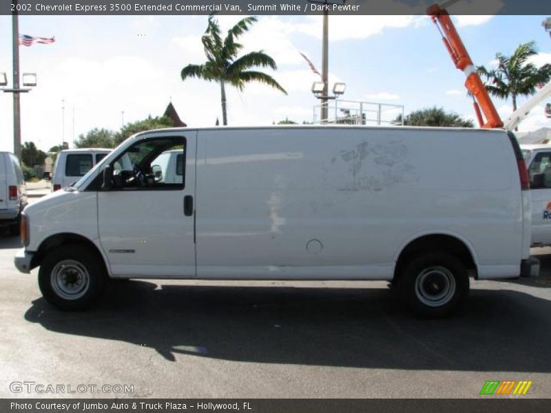 Summit White / Dark Pewter 2002 Chevrolet Express 3500 Extended Commercial Van