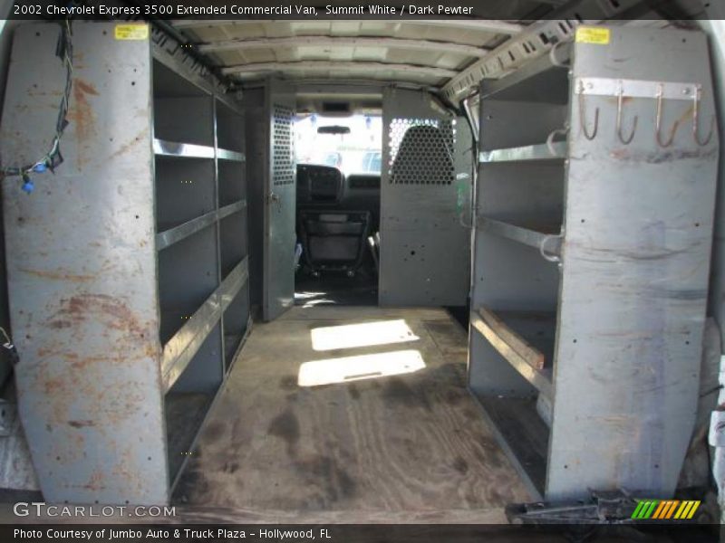 Summit White / Dark Pewter 2002 Chevrolet Express 3500 Extended Commercial Van