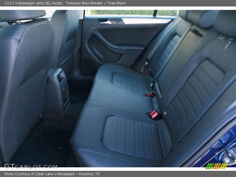 Tempest Blue Metallic / Titan Black 2011 Volkswagen Jetta SEL Sedan
