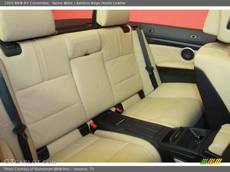  2009 M3 Convertible Bamboo Beige Novillo Leather Interior