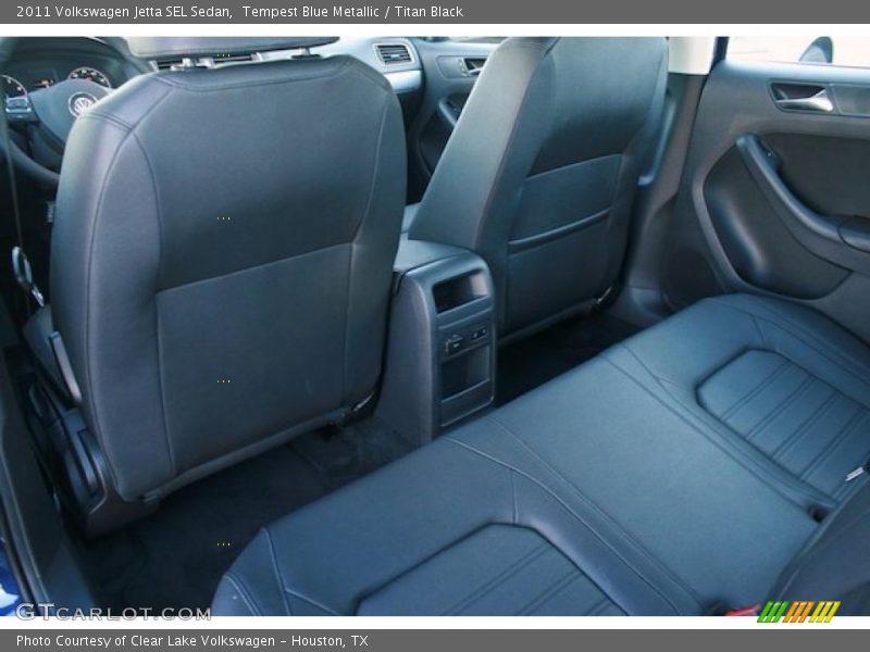 Tempest Blue Metallic / Titan Black 2011 Volkswagen Jetta SEL Sedan