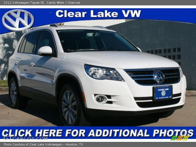 Candy White / Charcoal 2011 Volkswagen Tiguan SE