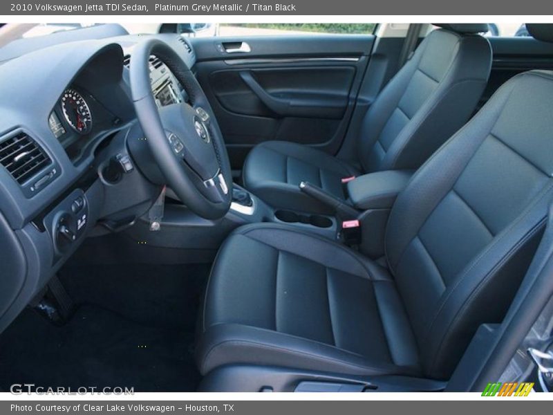 Platinum Grey Metallic / Titan Black 2010 Volkswagen Jetta TDI Sedan