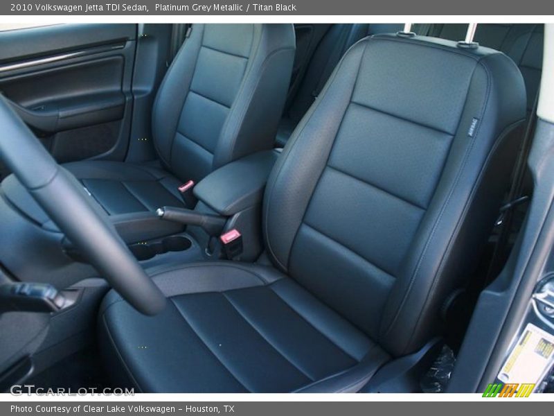 Platinum Grey Metallic / Titan Black 2010 Volkswagen Jetta TDI Sedan