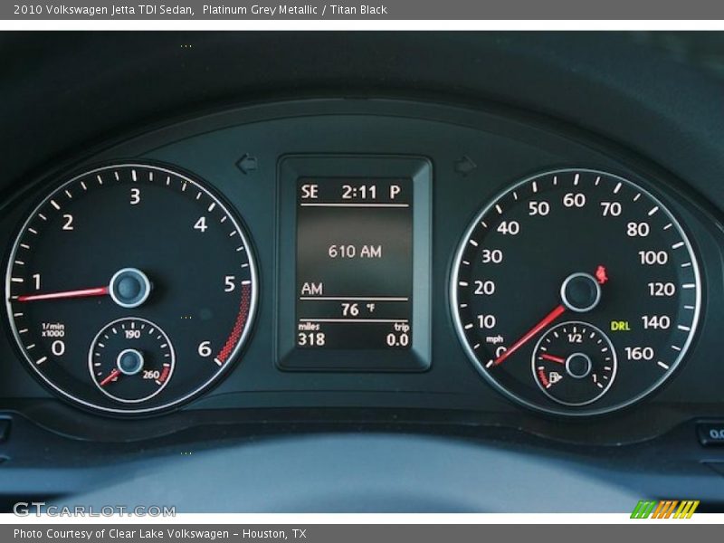 Platinum Grey Metallic / Titan Black 2010 Volkswagen Jetta TDI Sedan