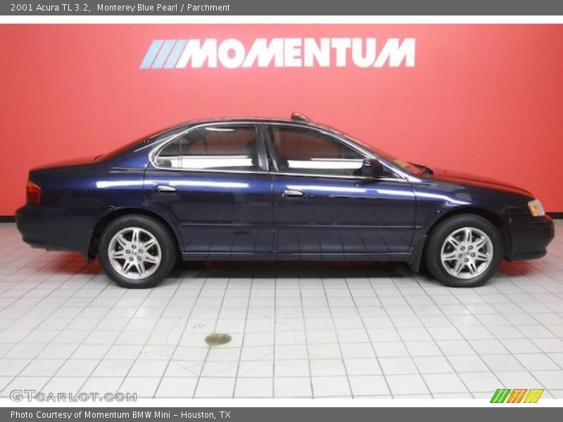 Monterey Blue Pearl / Parchment 2001 Acura TL 3.2