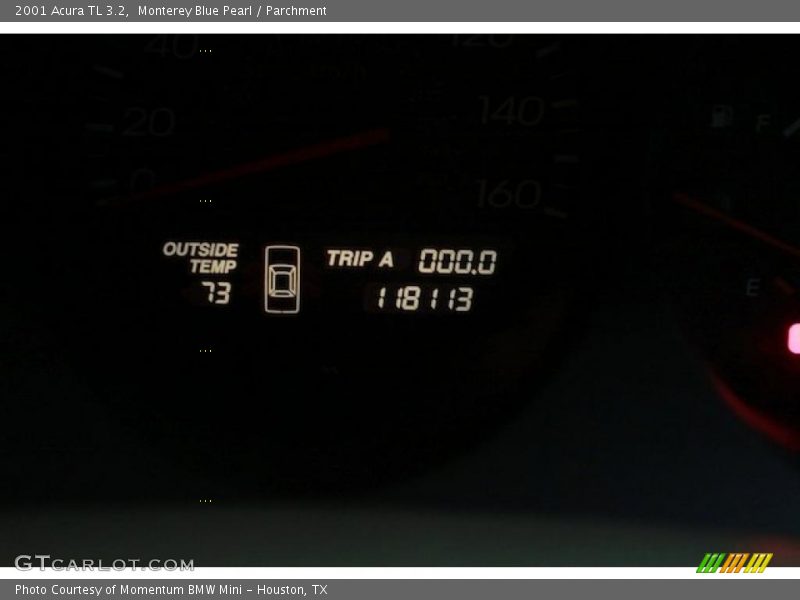 Monterey Blue Pearl / Parchment 2001 Acura TL 3.2