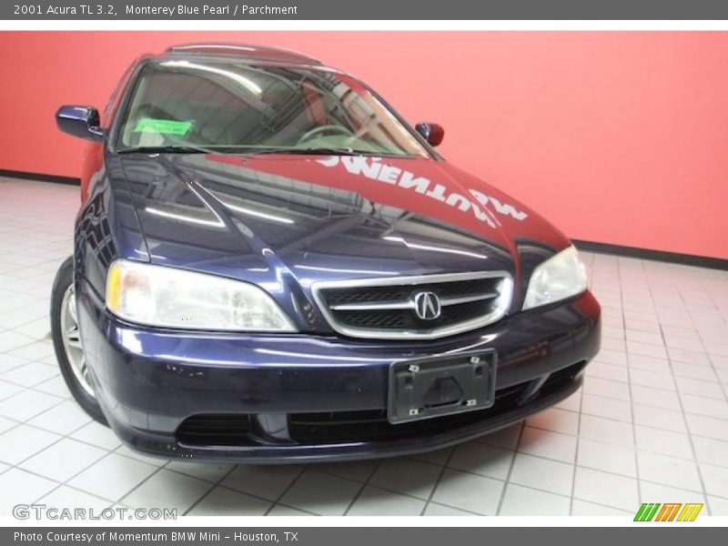 Monterey Blue Pearl / Parchment 2001 Acura TL 3.2