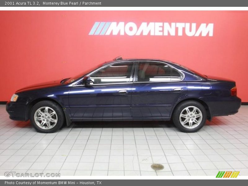 Monterey Blue Pearl / Parchment 2001 Acura TL 3.2