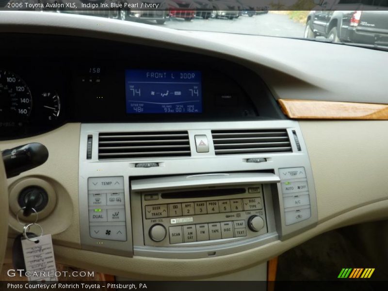 Indigo Ink Blue Pearl / Ivory 2006 Toyota Avalon XLS
