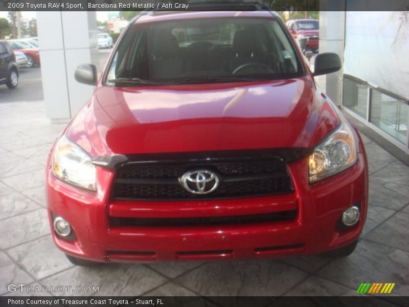 Barcelona Red Metallic / Ash Gray 2009 Toyota RAV4 Sport