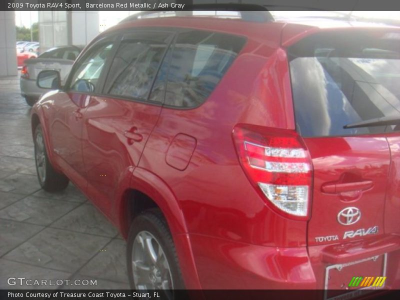Barcelona Red Metallic / Ash Gray 2009 Toyota RAV4 Sport