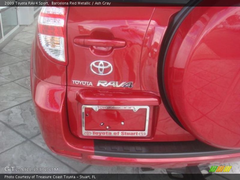Barcelona Red Metallic / Ash Gray 2009 Toyota RAV4 Sport